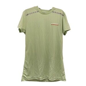 U Haul Employee Shirt Green Reflective Short Sleeve Logo Men’s Size Medium